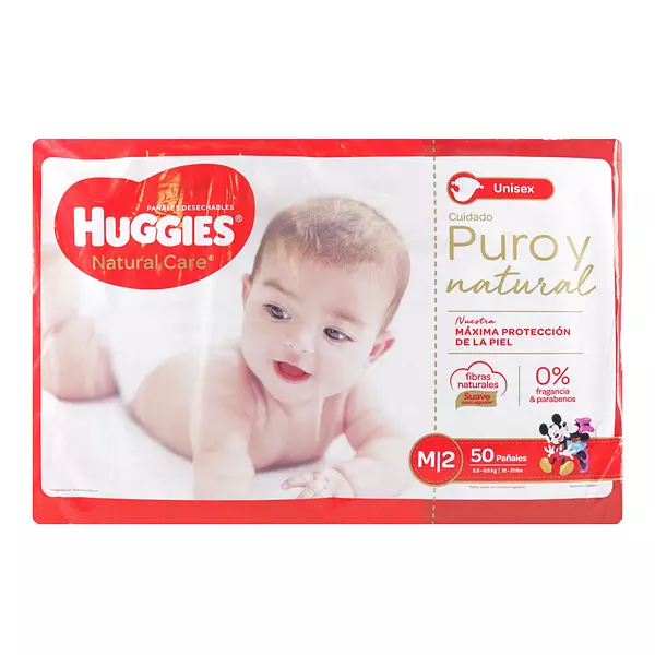 Pañales Huggies Natural Care Etapa 2