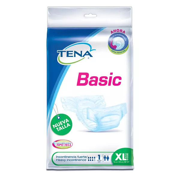 Pañales Tena Basic Talla Xl