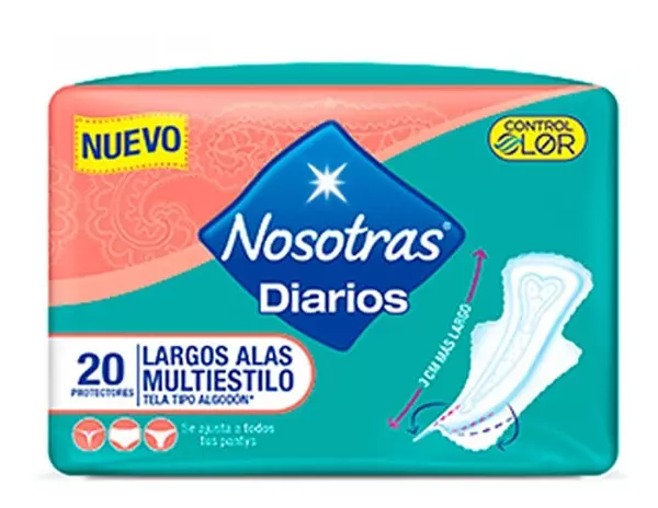 Protectores Nosotras Diarias Alas Multiples