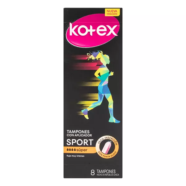 Tampones Kotex Supe Con Aplicador