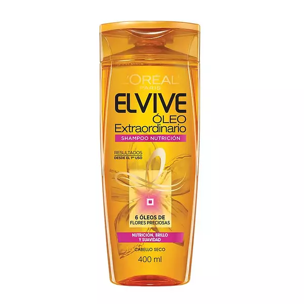 Shampoo Elvive Oleo Extraordinario Nutrición