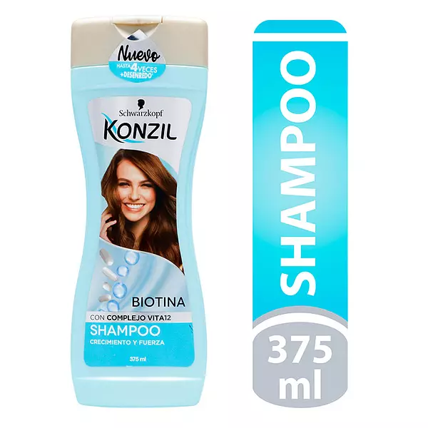 Shampoo Konzil Biotina Complejo Vitamina 12