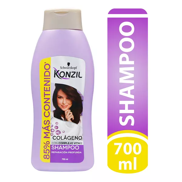 Shampoo Konzil Colageno Complejo Vita 12