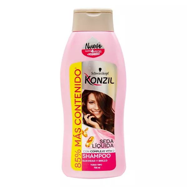 Shampoo Konzil Seda Liquida Complejo Vita 12 |