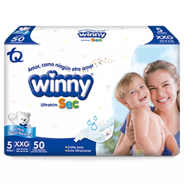 Pañales Winny Ultra Sec Etapa 5