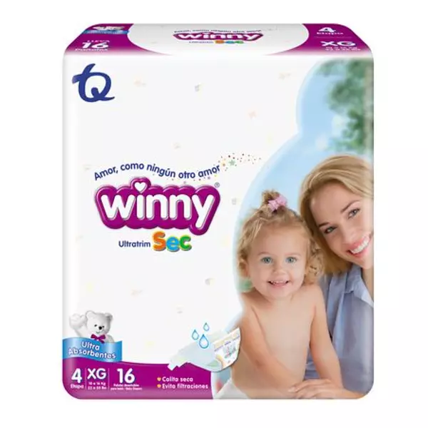 Pañales Winny Ultra Sec Etapa 4