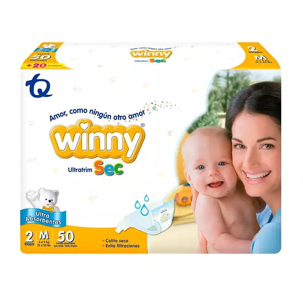 Pañales Winny Ultra Sec Etapa 2