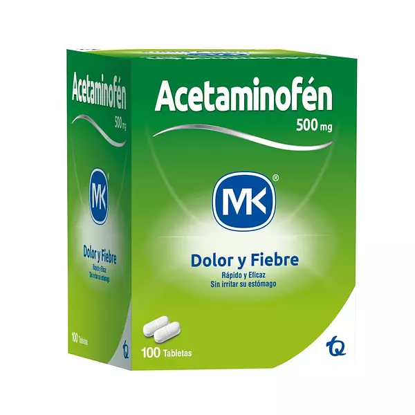 Acetaminofén 500 Mg