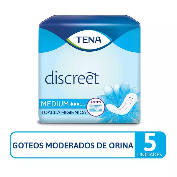 Toallas Tena Mujer Discreet Medium