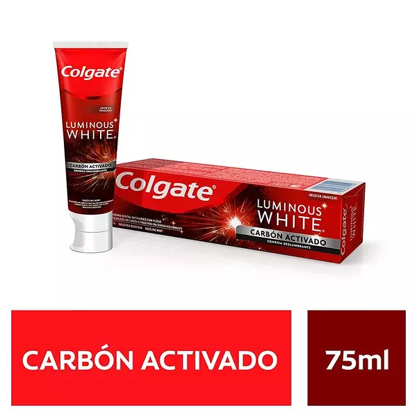 Crema Dental Cologate Luminos Carbón