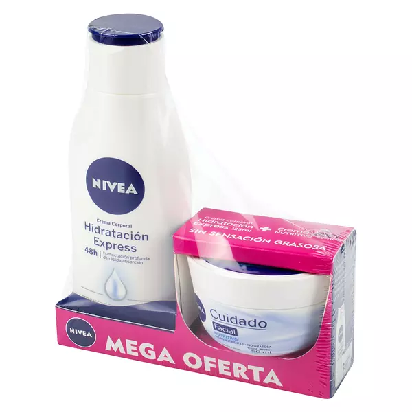 Crema Nivea Cuidado Facial Nutrición + Crema Hidratación