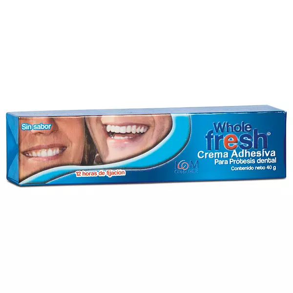 Crema Dental Whole Fresh Sin Sabor