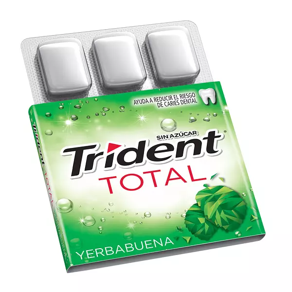 Chicles Trident Total Yerbabuena