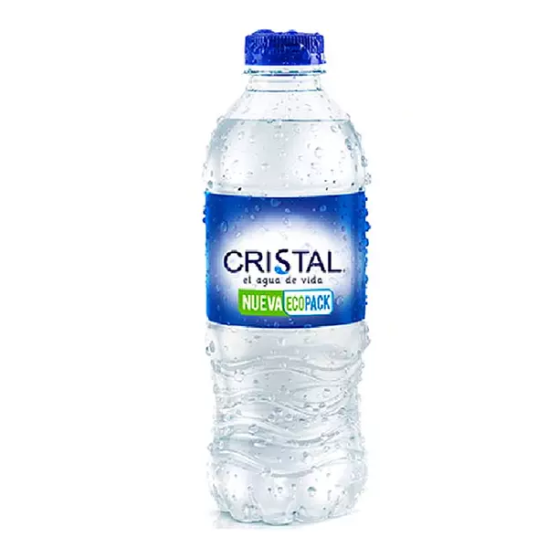 Botella De Agua Cristal