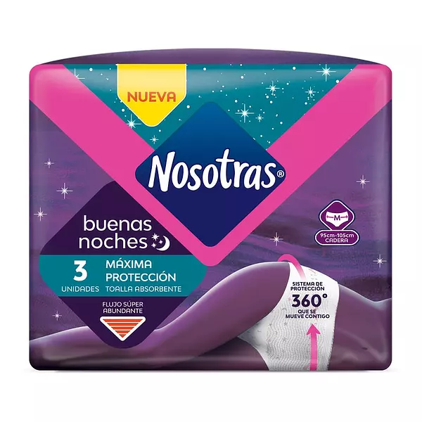 Toallas Higiénicas Nosotras B Noche