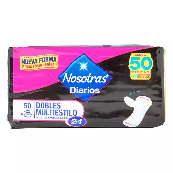 Protector Nosotras Diarios Doble