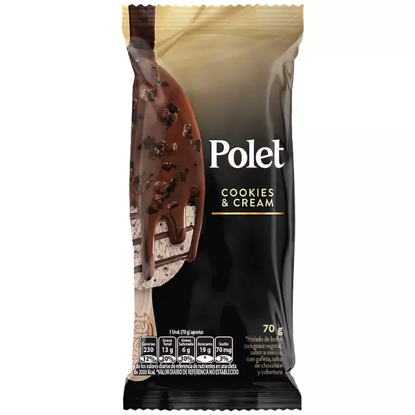 Paleta Polet Cookies And Cream