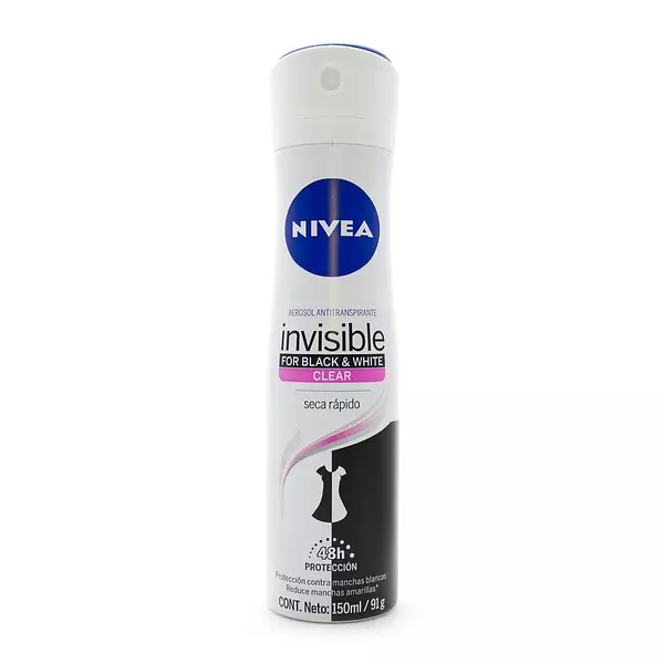 Desodorante Nivea Spray Black White Mujer