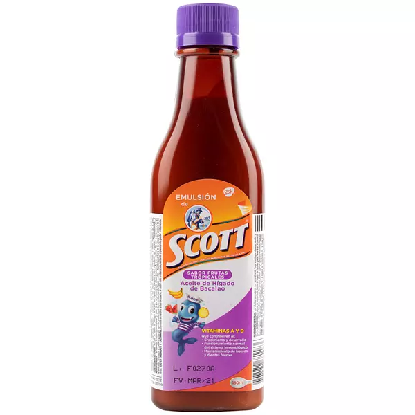 Emulsión de Scott Frutas Tropicales 180 Ml