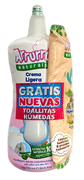 Crema Arrurru Ligera / Pañitos Humedos