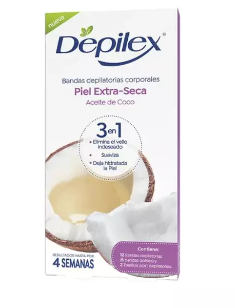 Banda Depilatoria Depilex Piel Extra Seca