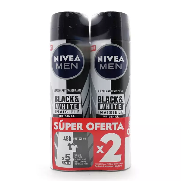 Promoción Desodorante Nivea Spray Black White