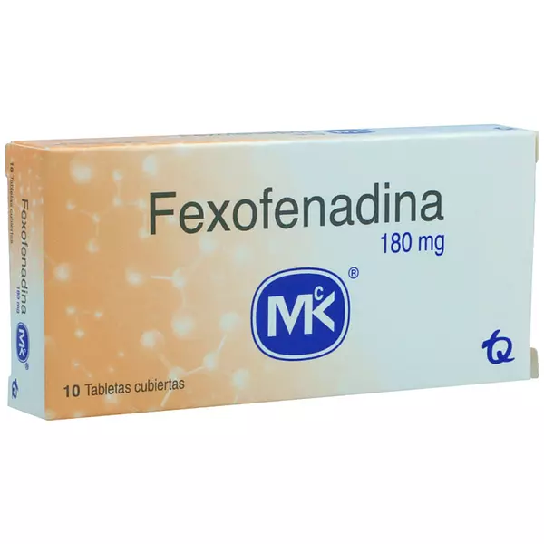 Fexofenadina 180 Mg