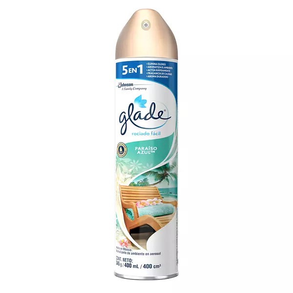 Ambientador Glade Spray Paraiso Azul